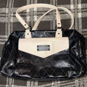 Mary Kay Black and Cream Quilted Shoulder Bag